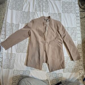 Kate & Mallory Tan Open Blazer Sz Large